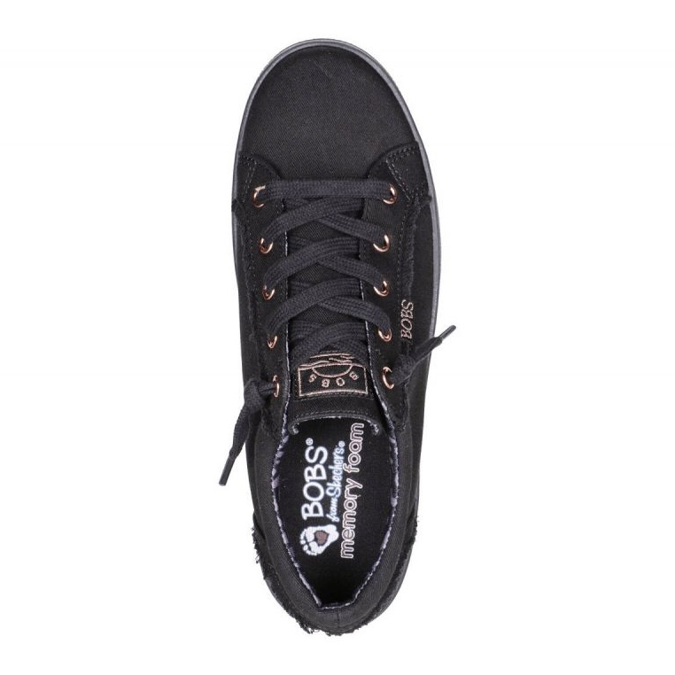 Sapatos Skechers Bobs B extra fofos W 113328 Bbk preto 1