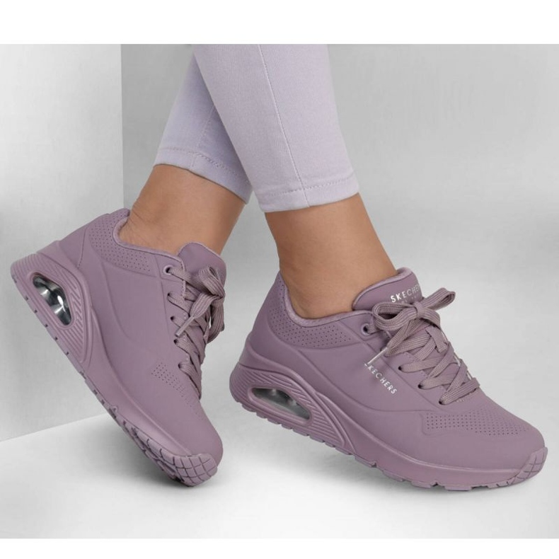 Sapatos Skechers Uno Stand On Air W 73690/DKMV cinza 1