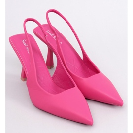 Sapatos de salto aberto Donell fúcsia rosa 1