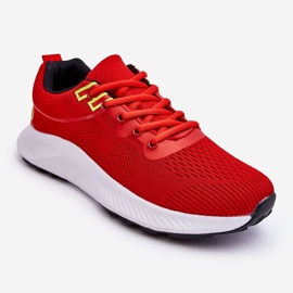 WR1 Tênis esportivo masculino clássico com cadarço vermelho Jasper 1