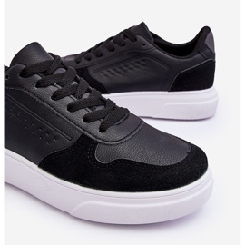 WJ1 Tênis esportivo masculino Castiel preto com cadarço 2