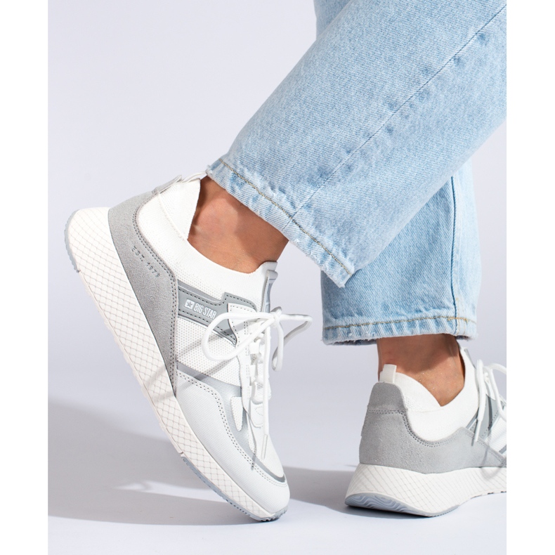 Tênis feminino Big Star JJ274A196 branco 1