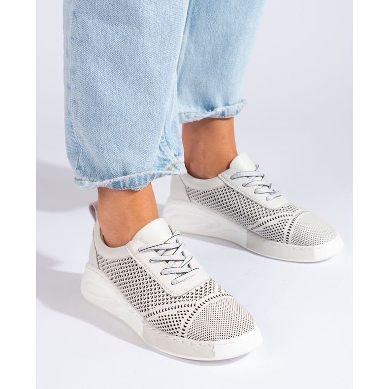 ARTIKER Tênis de Couro Leve cinza 2