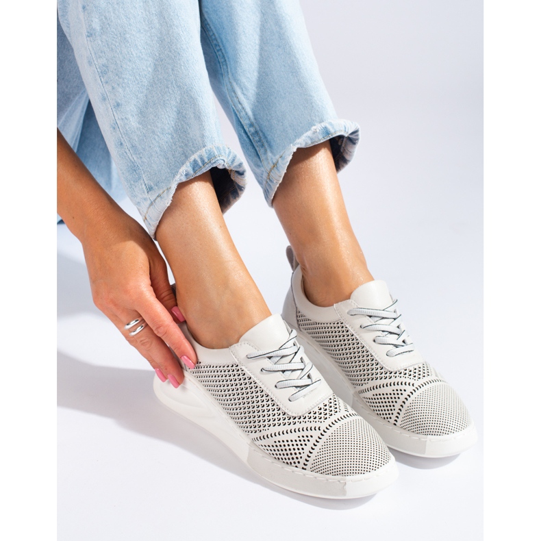 ARTIKER Tênis de Couro Leve cinza 1