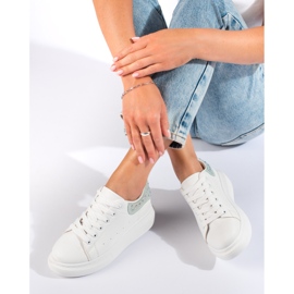 Sapatilhas Shelovet brancas de mulher branco 1