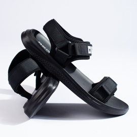 Sandálias de homem Big Star HH174842 pretas preto 2