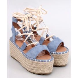 Alpargatas com cunha Marge L.BLUE azul 1