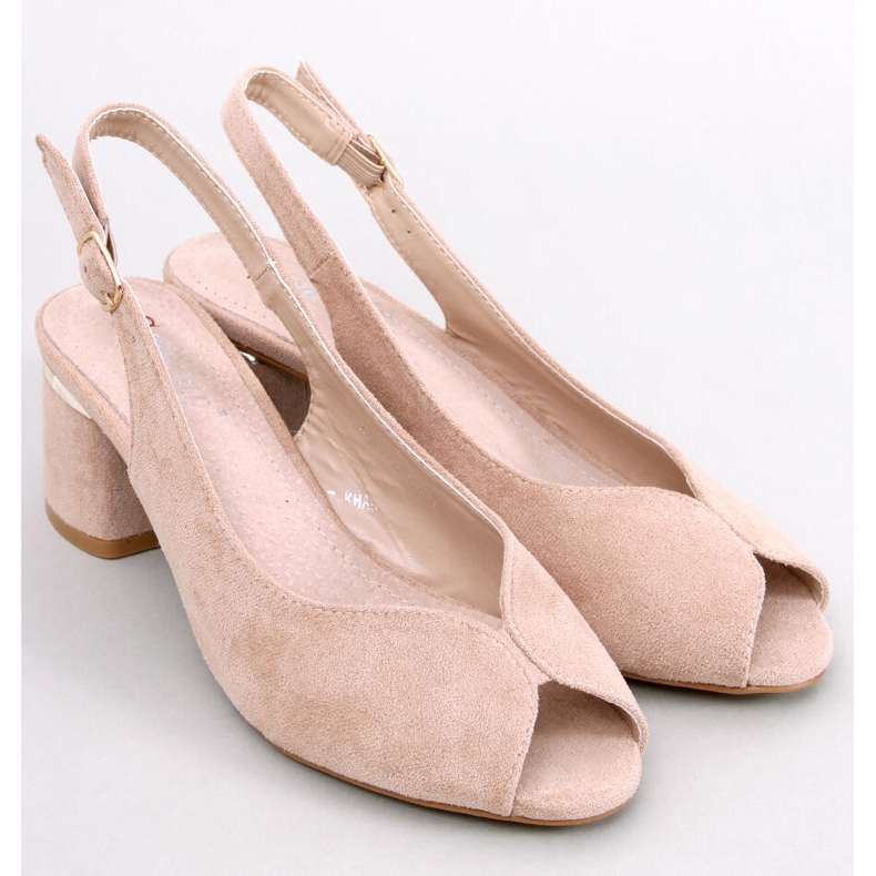 Seastar Sandália de tacão caqui Venus bege 1