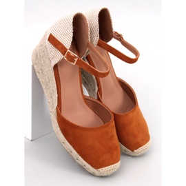 Alpercatas Platten Camel castanho 1