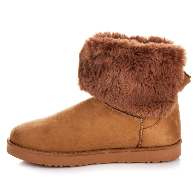 Kylie Mukluki com um arco marrom 1