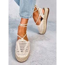 Alpargatas de mulher Yaweh Beige bege 2
