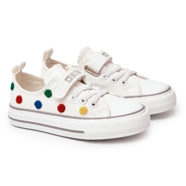 Tênis infantil com velcro Big Star JJ374053 Branco 1