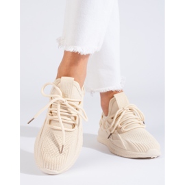 Tênis esportivo bege feminino LL274714 Big Star 1