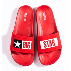 Chinelos vermelhos de homem Big Star DD174702 1