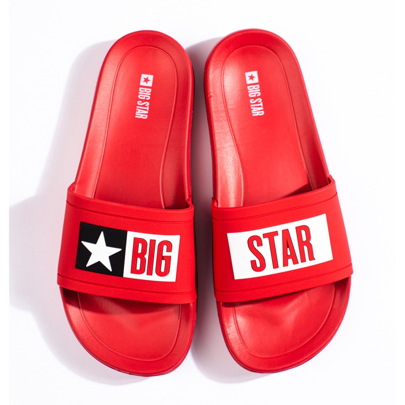 Chinelos vermelhos de homem Big Star DD174702 1