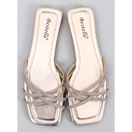 Chinelos Rexha Gold Zircônia dourado 1 Chinelos Rexha Gold Zircônia dourado 1