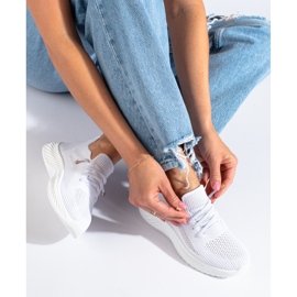 Tênis esportivo feminino Shelovet branco 1