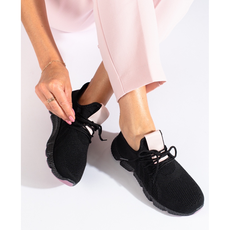 Shelovet tênis esportivo leve preto 1