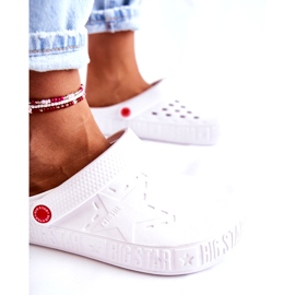 Chinelos leves femininos Kroks Big Star II275003 Branco 3