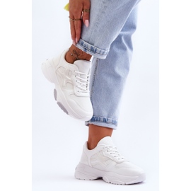 PS1 Tênis Feminino com Cadarço Branco Cortes 1