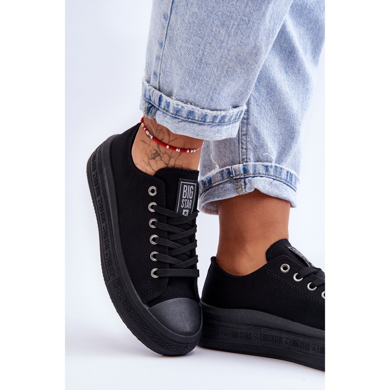 Tênis Big Star Platform Feminino LL274A176 Preto 2