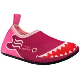 Sapatos aquáticos ProWater Jr. PRO-23-34-103B rosa rosas e roxos 1