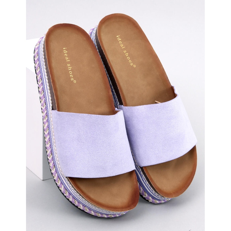 Sliders embelezados Demou Purple tolet 1