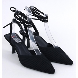 Alfinetes de meia de salto aberto Cordier Black preto 1