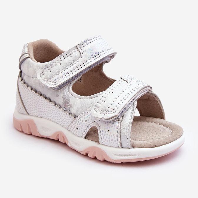 News Sandália Infantil Confortável com Velcro Branca Alaska branco 1
