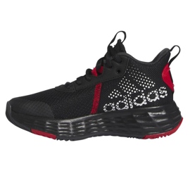 Tênis de basquete adidas OwnTheGame 2.0 Jr. IF2693 preto preto 1