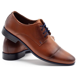 Olivier 288 sapatos de couro masculino marrom 3