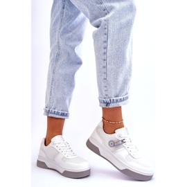 Tênis clássico sistema de espuma viscoelástica Big Star LL274A024 branco 2 Tênis clássico sistema de espuma viscoelástica Big Star LL274A024 branco 2