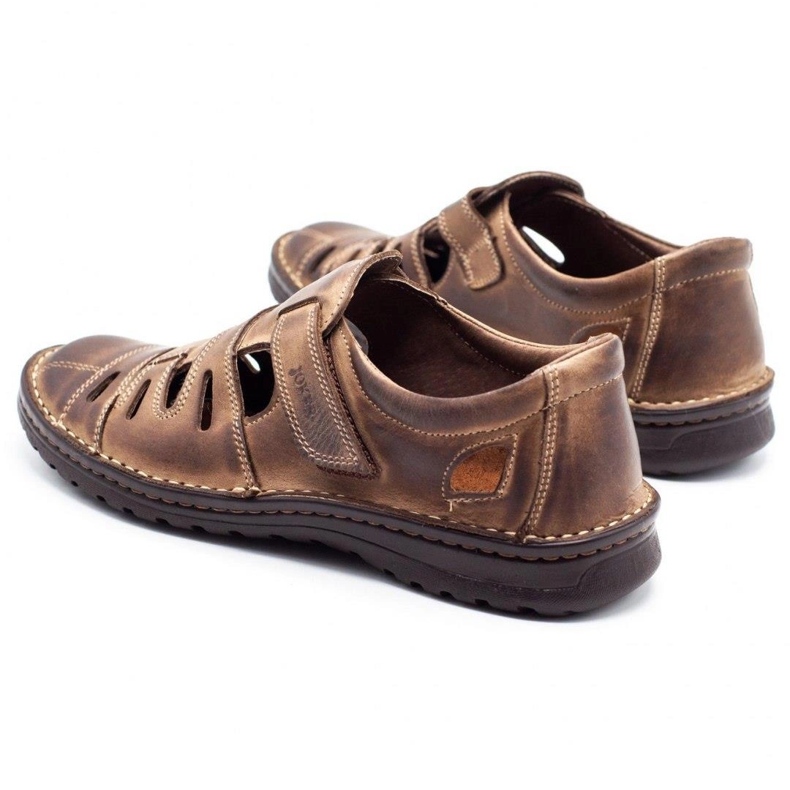 Joker Sapatos perfurados masculinos 501 marrons marrom 4