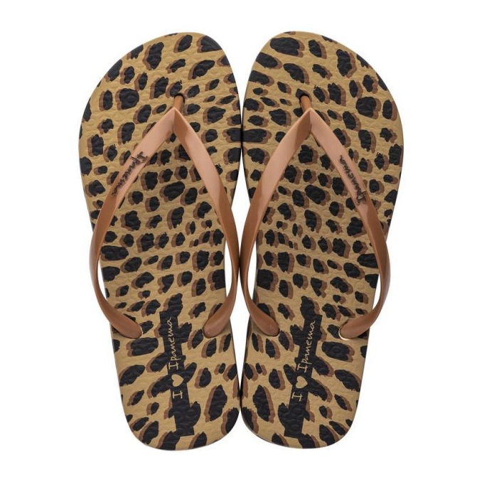 Chinelos Ipanema Animale Print Ii Fem W 83306 AJ138 marrom 2