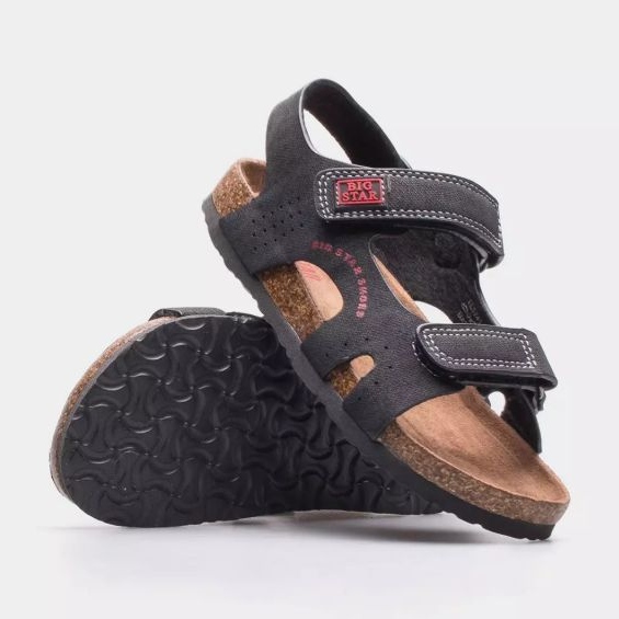 Sandálias Big Star Jr LL374141 preto 1