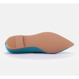 Marco Shoes bailarinas sutis azul 2