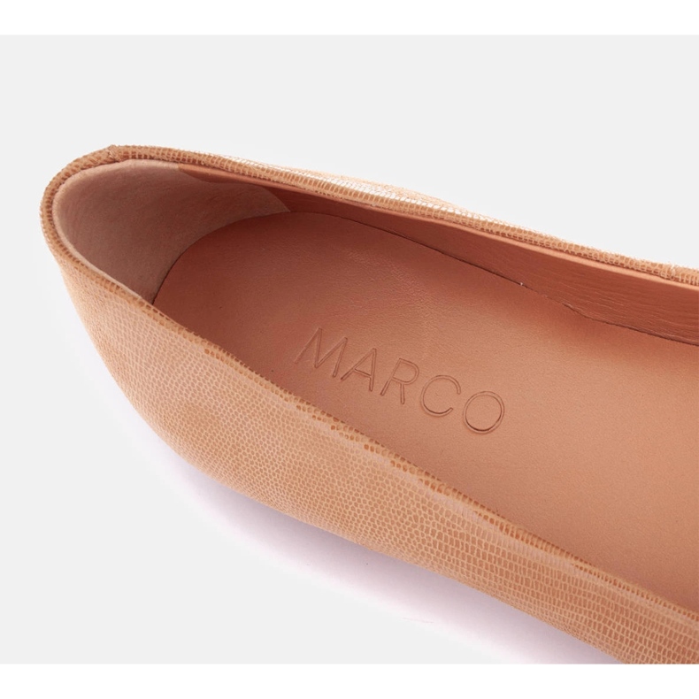 Marco Shoes bailarinas leves castanho 2