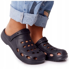 Flameshoes Chinelos de espuma preta feminina Eva Black preto 5