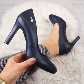 Sapatos no posto Sergio Leone W SK3M azul marinho 1