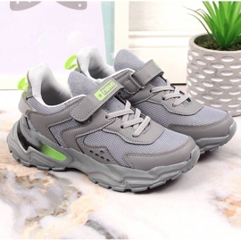 Tênis esportivo com plataforma cinza News Jr EVE398B 1