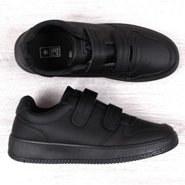 Tênis esportivo com velcro News W EVE402A preto 2
