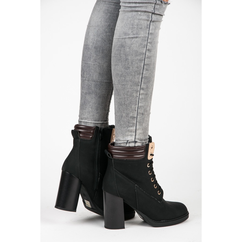 Seastar Trabalhadores de salto alto preto 1