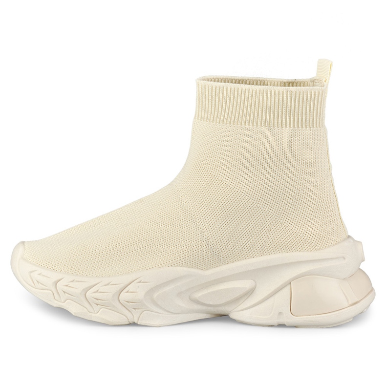 Sapatos de salto alto de mulher bege 2