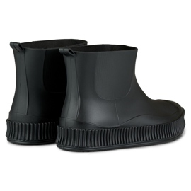 Botas de chuva pretas foscas para mulher preto 2 Botas de chuva pretas foscas para mulher preto 2