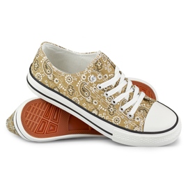 Tênis bandana bege baixo 2