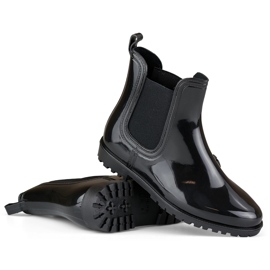 Galochas clássicas de mulher negra preto 1