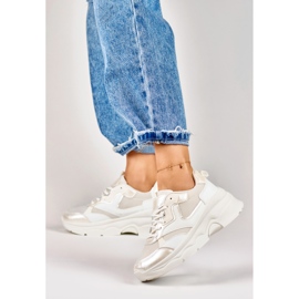 Ténis brancos de mulher Geori 2