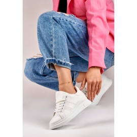 Sapatilhas brancas de mulher Gerini branco 1