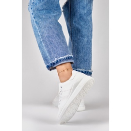 Sapatilhas brancas de mulher Gerini branco 2