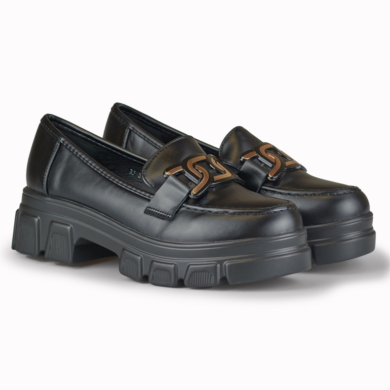 Sapatos femininos negros na plataforma Garii preto 2